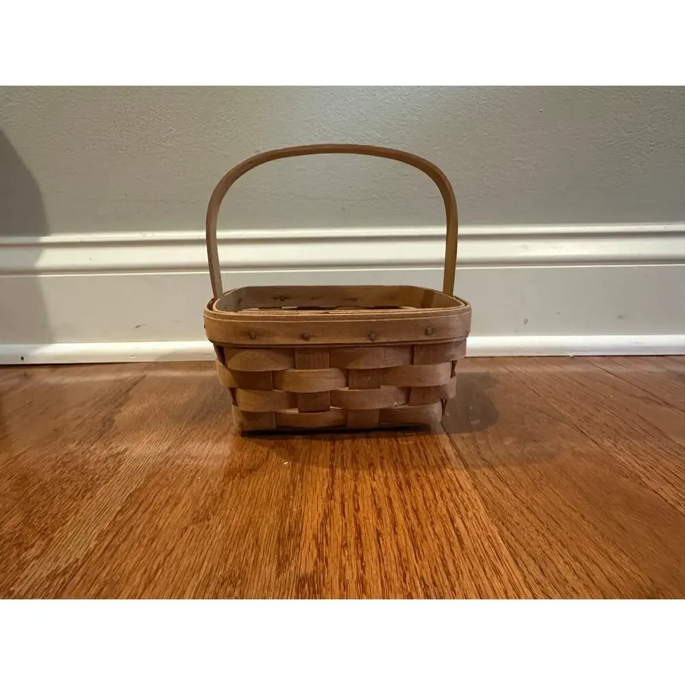 Longaberger Basket 1988 Medium Berry Stationary Handle